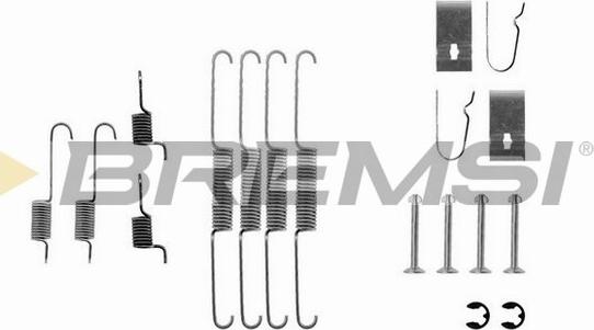 Bremsi SK0636 - Комплектующие, барабанный тормозной механизм autosila-amz.com