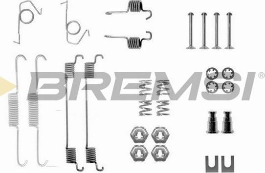 Bremsi SK0626 - Комплектующие, барабанный тормозной механизм autosila-amz.com