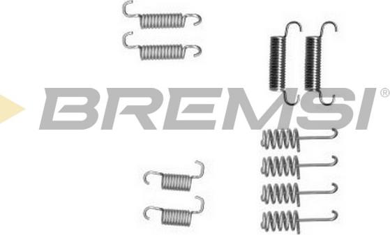 Bremsi SK0004 - Комплектующие, барабанный тормозной механизм autosila-amz.com