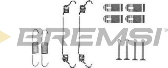 Bremsi SK0019 - Комплектующие, барабанный тормозной механизм autosila-amz.com