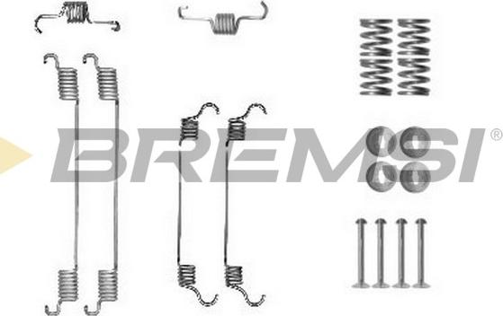 Bremsi SK0034 - Комплектующие, барабанный тормозной механизм autosila-amz.com