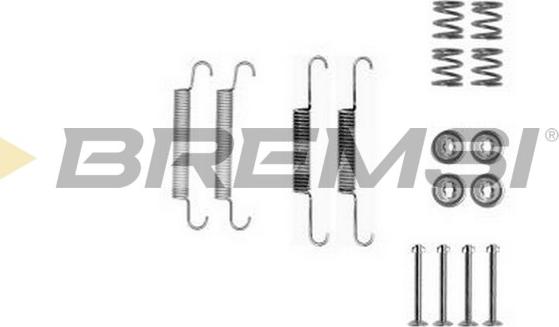 Bremsi SK0020 - Комплектующие, барабанный тормозной механизм autosila-amz.com