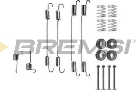 Bremsi SK0021 - Комплектующие, барабанный тормозной механизм autosila-amz.com