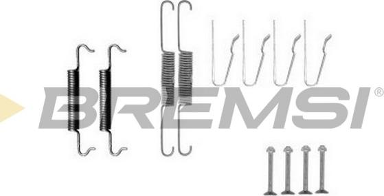 Bremsi SK0027 - Комплектующие, барабанный тормозной механизм autosila-amz.com