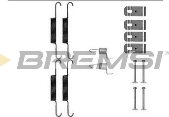 Bremsi SK0895 - Комплектующие, барабанный тормозной механизм autosila-amz.com
