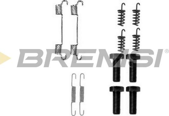 Bremsi SK0865 - Комплектующие, барабанный тормозной механизм autosila-amz.com