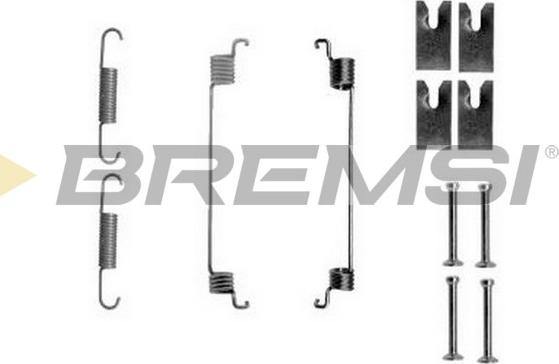 Bremsi SK0866 - Комплектующие, барабанный тормозной механизм autosila-amz.com