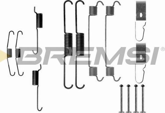 Bremsi SK0803 - Комплектующие, барабанный тормозной механизм autosila-amz.com