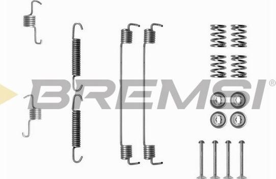 Bremsi SK0819 - Комплектующие, барабанный тормозной механизм autosila-amz.com