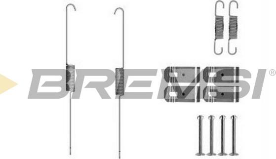 Bremsi SK0888 - Комплектующие, барабанный тормозной механизм autosila-amz.com