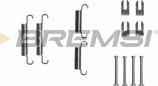 Bremsi SK0839 - Комплектующие, барабанный тормозной механизм autosila-amz.com