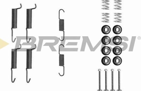 Bremsi SK0821 - Комплектующие, барабанный тормозной механизм autosila-amz.com