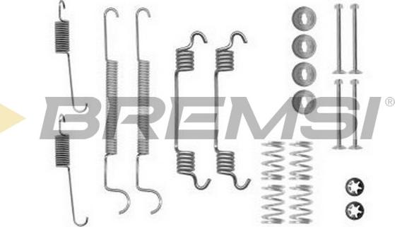 Bremsi SK0873 - Комплектующие, барабанный тормозной механизм autosila-amz.com