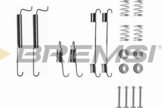 Bremsi SK0795 - Комплектующие, барабанный тормозной механизм autosila-amz.com