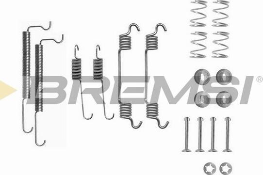 Bremsi SK0709 - Комплектующие, барабанный тормозной механизм autosila-amz.com