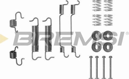 Bremsi SK0780 - Комплектующие, барабанный тормозной механизм autosila-amz.com