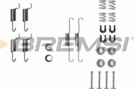 Bremsi SK0788 - Комплектующие, барабанный тормозной механизм autosila-amz.com