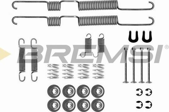 Bremsi SK0730 - Комплектующие, барабанный тормозной механизм autosila-amz.com