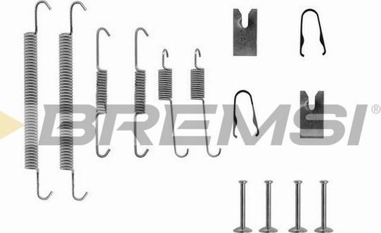 Bremsi SK0771 - Комплектующие, барабанный тормозной механизм autosila-amz.com