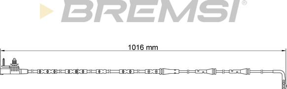 Bremsi WI0932 - Сигнализатор, износ тормозных колодок autosila-amz.com