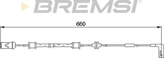 Bremsi WI0560 - Сигнализатор, износ тормозных колодок autosila-amz.com