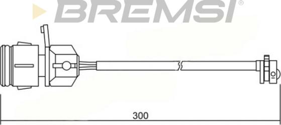 Bremsi WI0648 - Сигнализатор, износ тормозных колодок autosila-amz.com