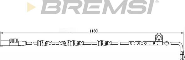 Bremsi WI0762 - Сигнализатор, износ тормозных колодок autosila-amz.com