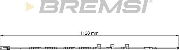Bremsi WI0701 - Сигнализатор, износ тормозных колодок autosila-amz.com