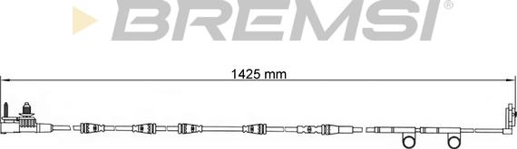 Bremsi WI0781 - Сигнализатор, износ тормозных колодок autosila-amz.com