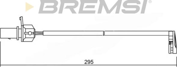 Bremsi WI0723 - Сигнализатор, износ тормозных колодок autosila-amz.com