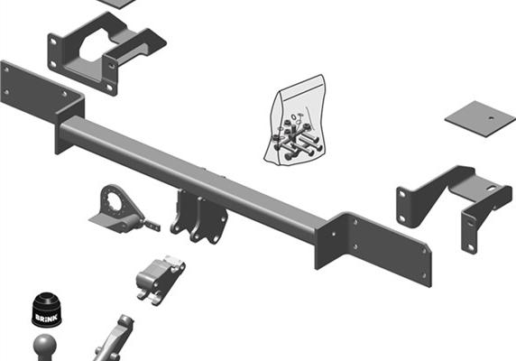 Brink 446800 - Прицепное устройство, фаркоп autosila-amz.com