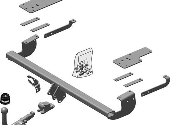 Brink 469800 - Прицепное устройство, фаркоп autosila-amz.com
