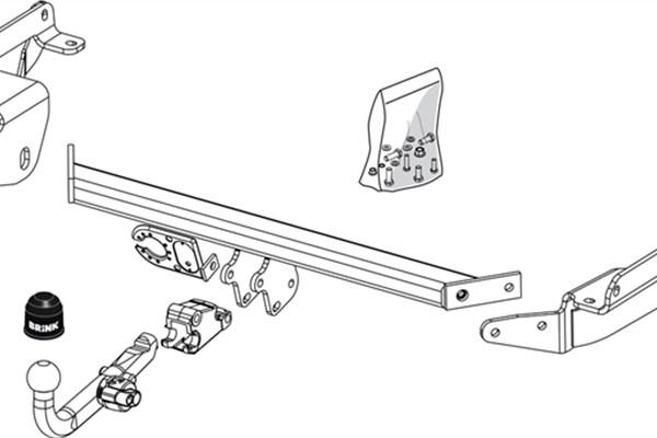 Brink 467000 - Прицепное устройство, фаркоп autosila-amz.com