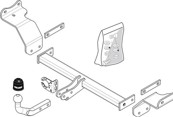 Brink 477200 - Прицепное устройство, фаркоп autosila-amz.com