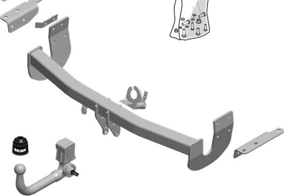 Brink 592800 - Прицепное устройство, фаркоп autosila-amz.com