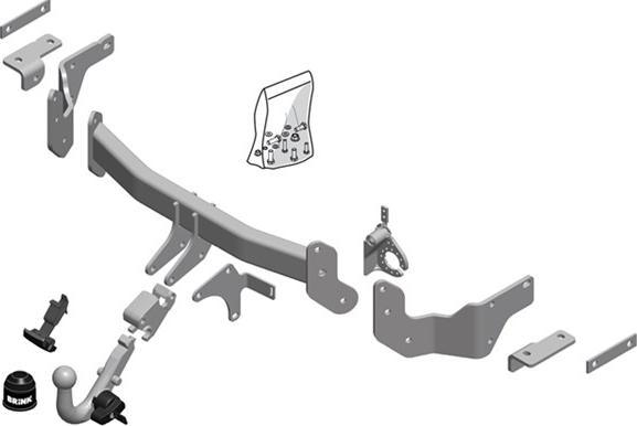 Brink 564300 - Прицепное устройство, фаркоп autosila-amz.com