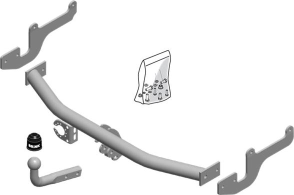 Brink 568400 - Прицепное устройство, фаркоп autosila-amz.com