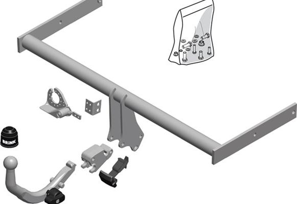 Brink 532000 - Прицепное устройство, фаркоп autosila-amz.com
