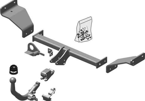 Brink 521800 - Прицепное устройство, фаркоп autosila-amz.com