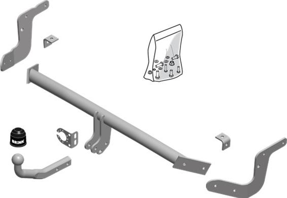 Brink 578000 - Прицепное устройство, фаркоп autosila-amz.com