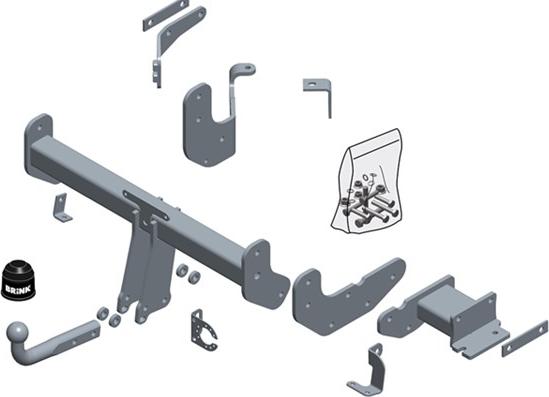 Brink 648900 - Прицепное устройство, фаркоп autosila-amz.com