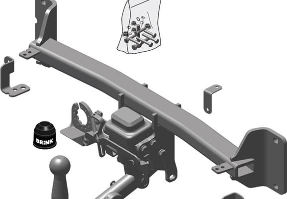 Brink 660800 - Прицепное устройство, фаркоп autosila-amz.com