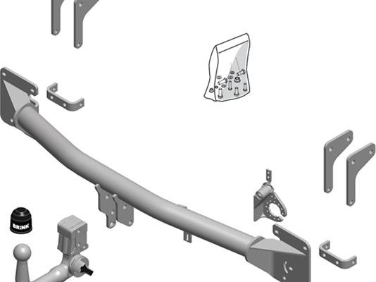 Brink 606300 - Прицепное устройство, фаркоп autosila-amz.com