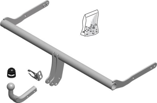 Brink 600600 - Прицепное устройство, фаркоп autosila-amz.com