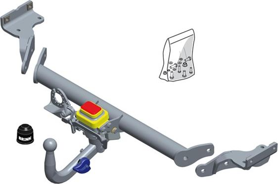 Brink 610200 - Прицепное устройство, фаркоп autosila-amz.com