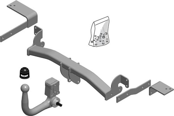 Brink 677400 - Прицепное устройство, фаркоп autosila-amz.com