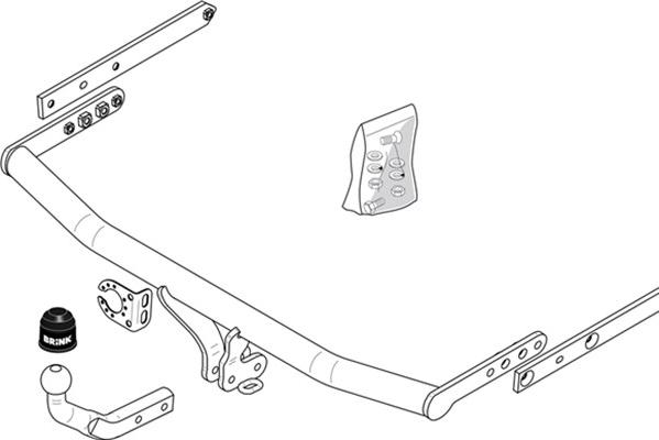 Brink 345600 - Прицепное устройство, фаркоп autosila-amz.com