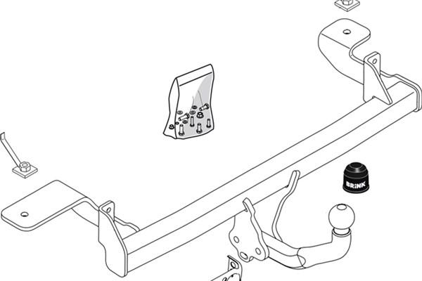 Brink 383700 - Прицепное устройство, фаркоп autosila-amz.com