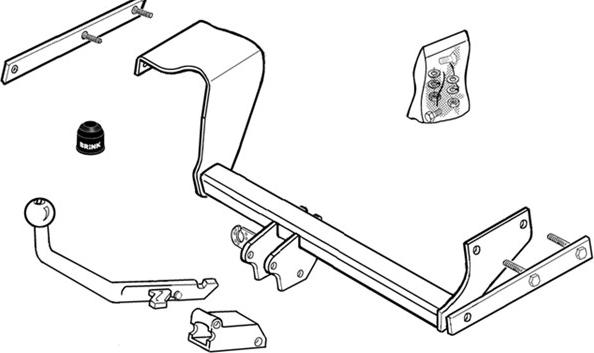 Brink 328500 - Прицепное устройство, фаркоп autosila-amz.com