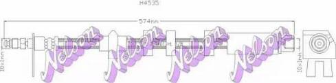 Brovex-Nelson H4535 - Тормозной шланг autosila-amz.com